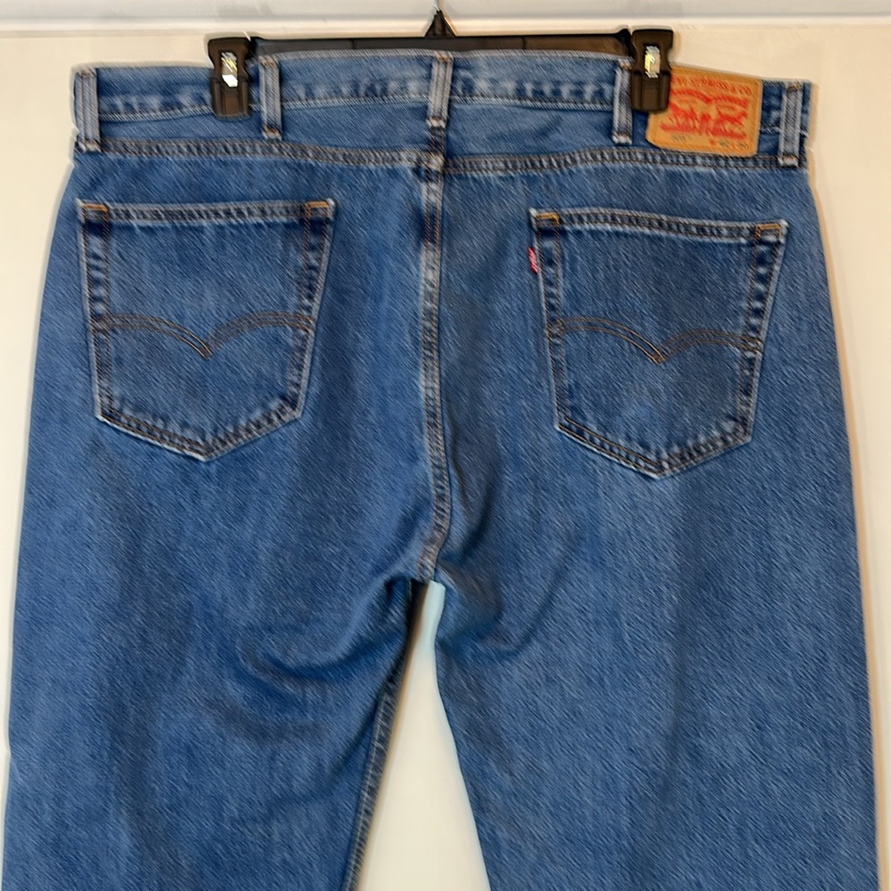 Levi's 505 Regular Fit Cotton Denim Jeans 42x30 - Picture 7 of 13
